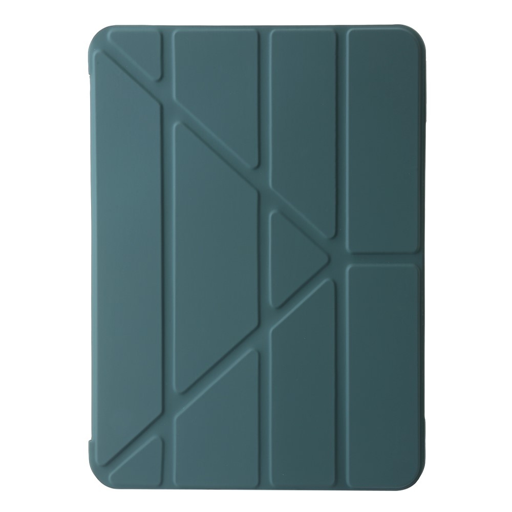 Origamis inteligentné polohovacie puzdro na tablet iPad Air 13 (2024)/(2025) - tmavozelené