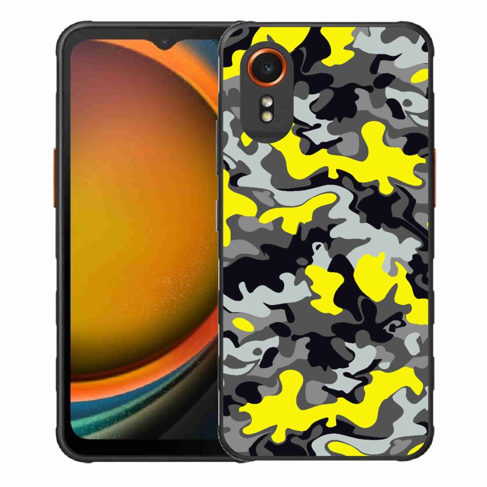 Gélový kryt mmCase na Samsung Galaxy Xcover 7 - maskáčový vzor 6