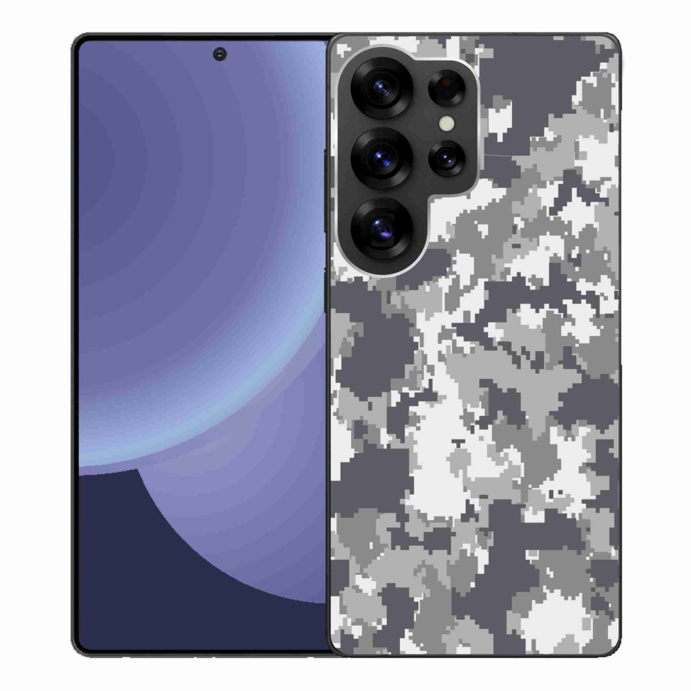 Gélový kryt mmCase na Samsung Galaxy S25 Ultra - maskáčový vzor 2