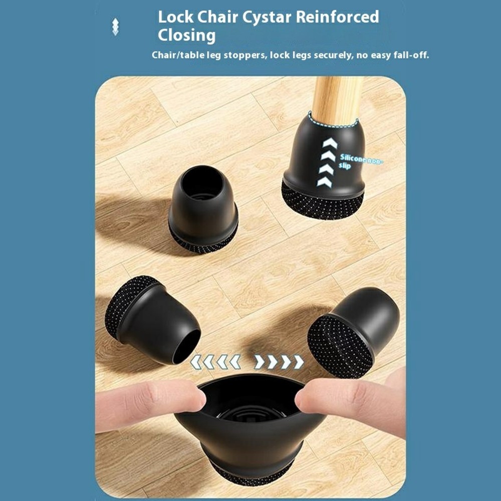 Ochranné silikónové krytky na nohy nábytku 24 ks