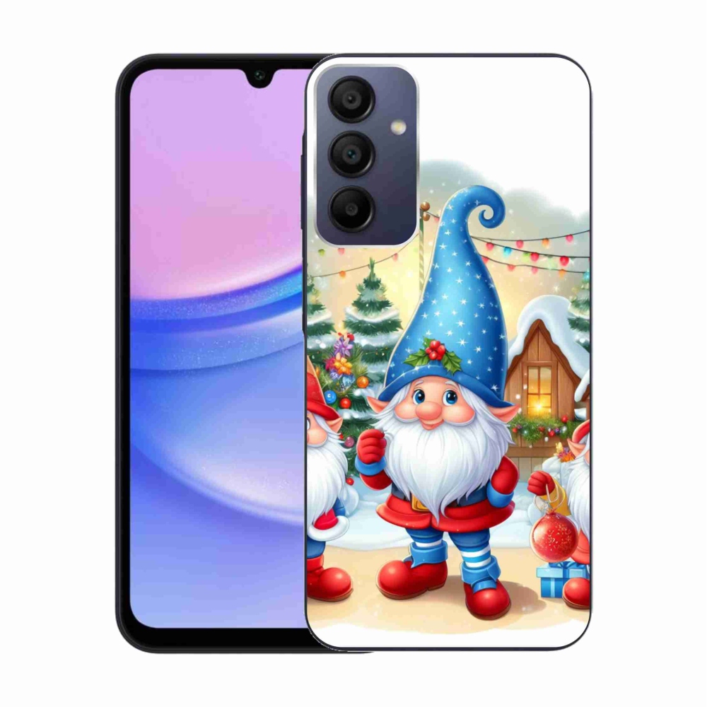 Gélový kryt mmCase na Samsung Galaxy A15 4G/5G - vianočné škriatkovia