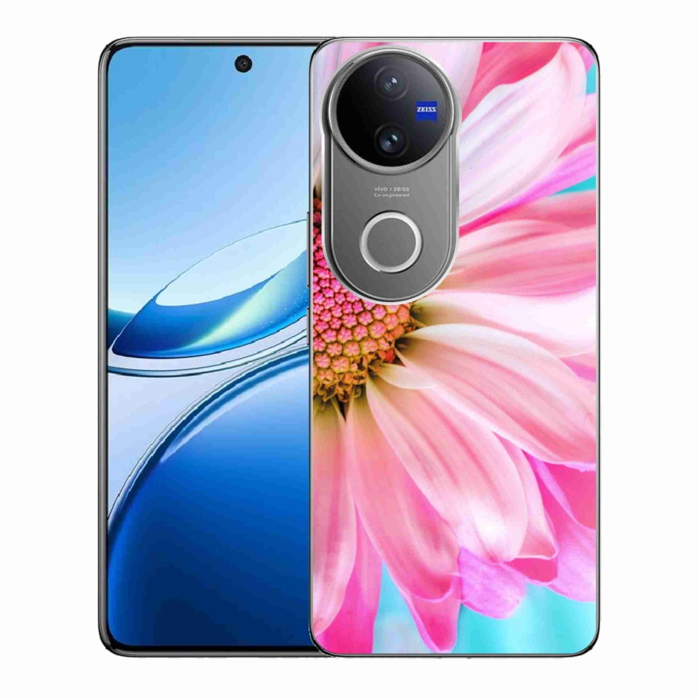 Gélový kryt mmCase na Vivo V50 5G - ružový kvet