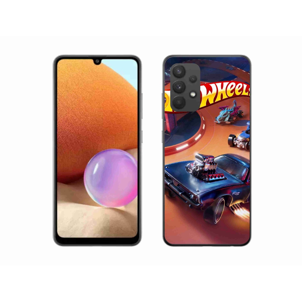 Gélový kryt mmCase na Samsung Galaxy A32 4G - hot wheels