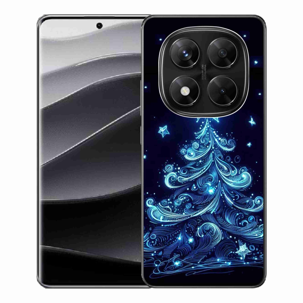 Gélový kryt mmCase na Xiaomi Redmi Note 14 Pro 5G/Poco X7 5G - neonový vianočný stromček 4