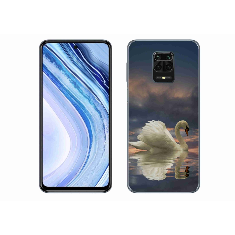 Gélový kryt mmCase na Xiaomi Redmi Note 9 Pro - labuť