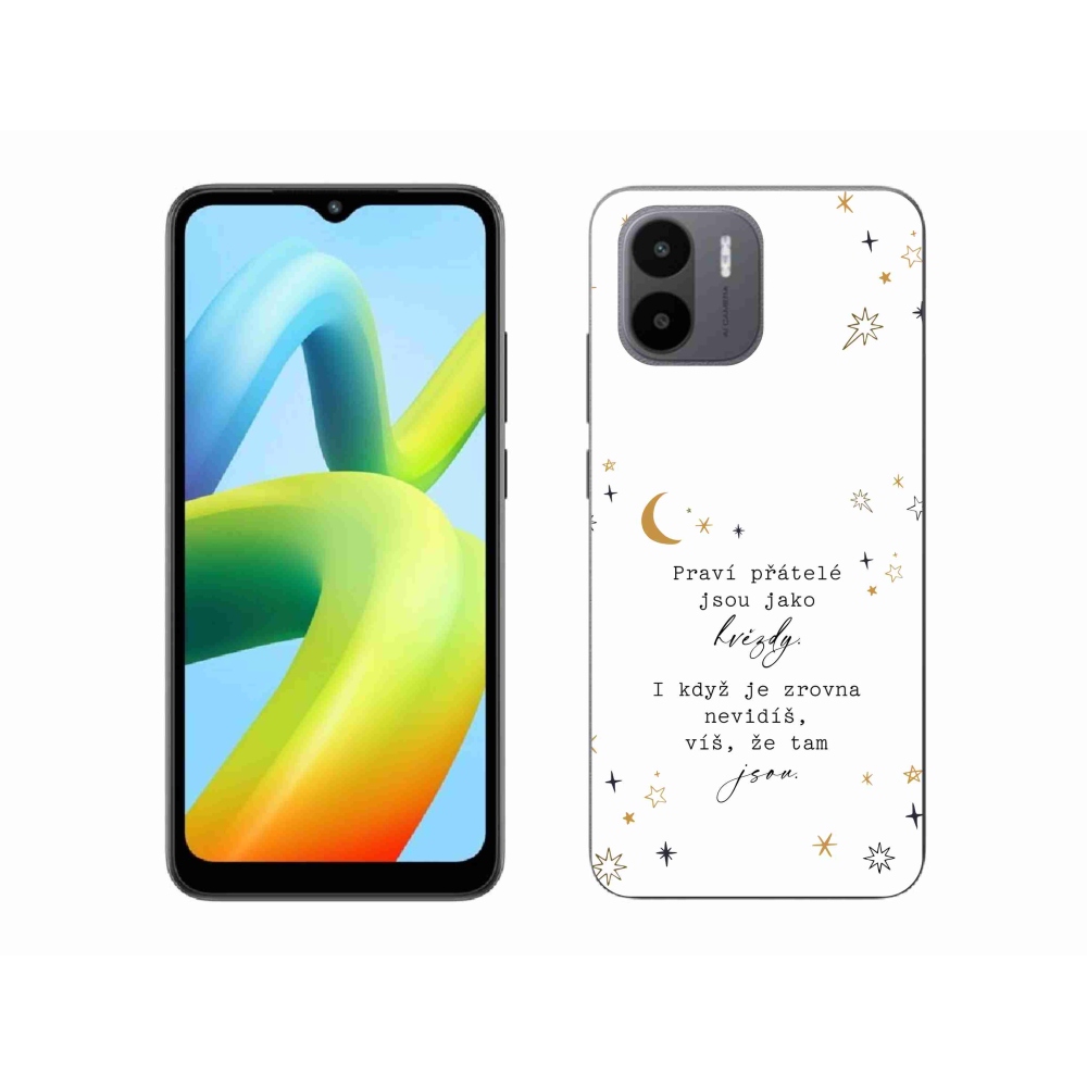Gélový kryt mmCase na Xiaomi Redmi A1 - citát 6 biele pozadie