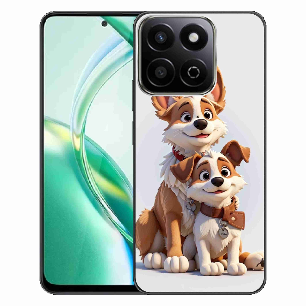 Gélový kryt mmCase na Honor 200 Smart 5G - kreslenie psy