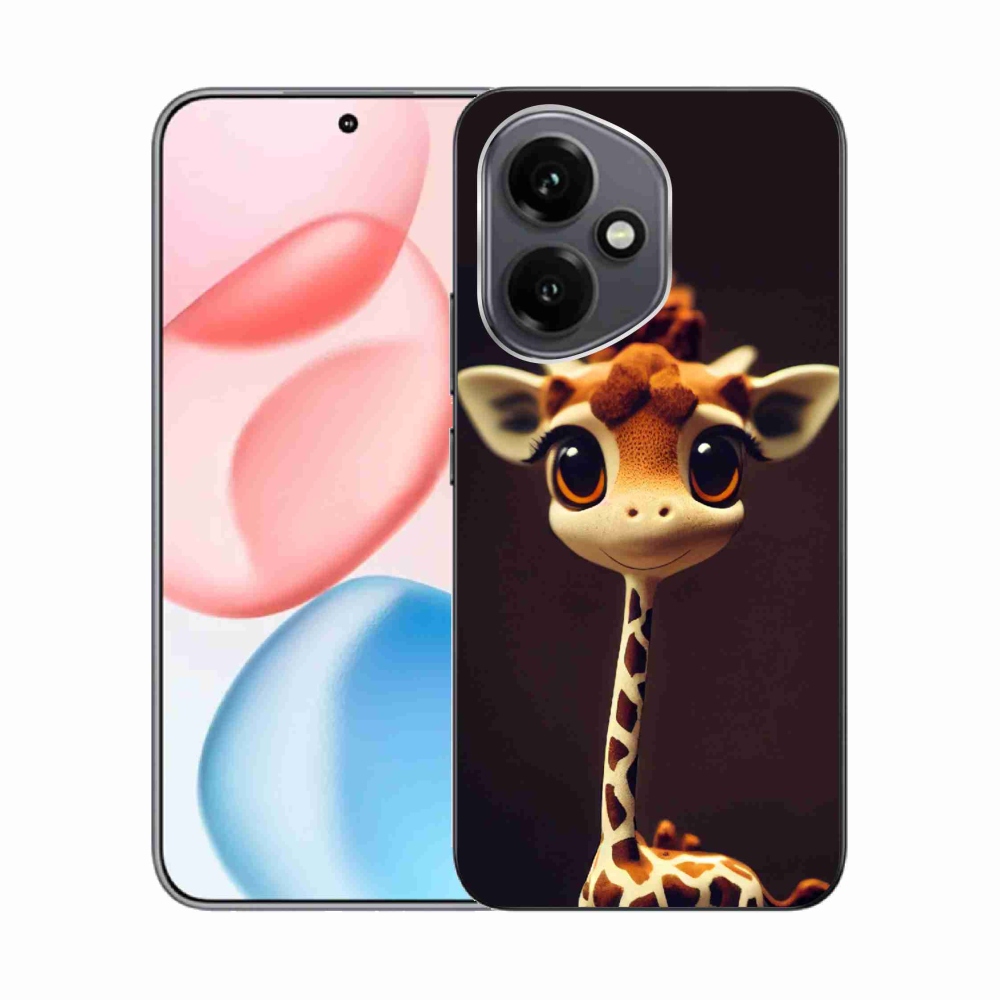 Gélový kryt mmCase na Honor 400 - malá žirafa