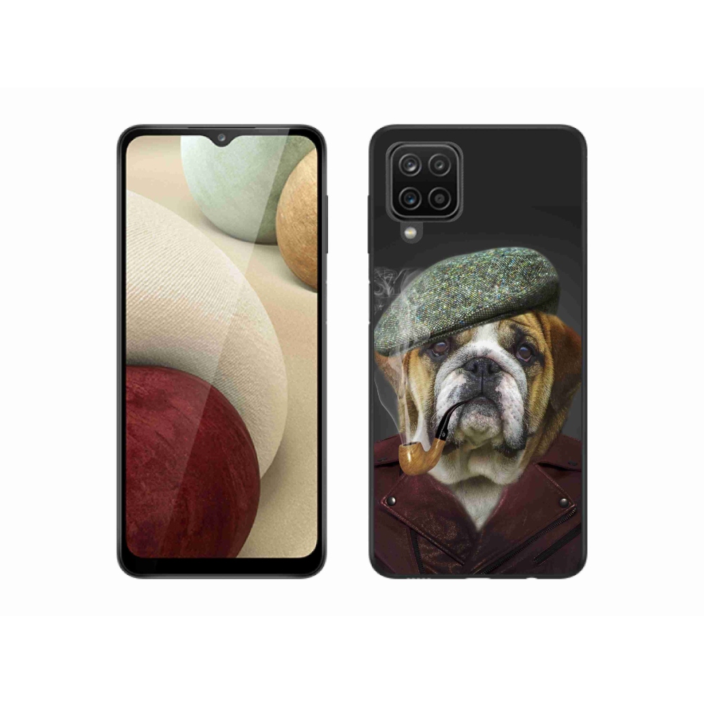 Gélový kryt mmCase na Samsung Galaxy M12 - pes s fajkou