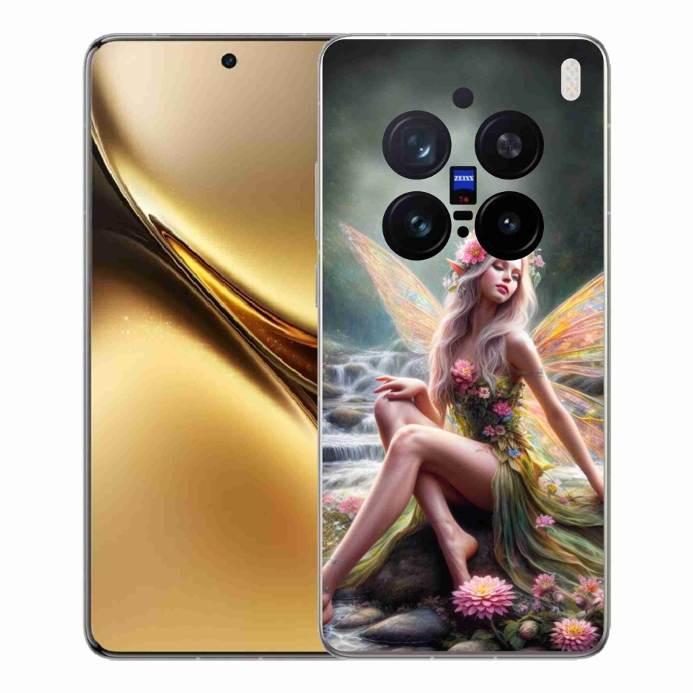 Gélový kryt mmCase na Vivo X200 Pro 5G - motýlia žena 1