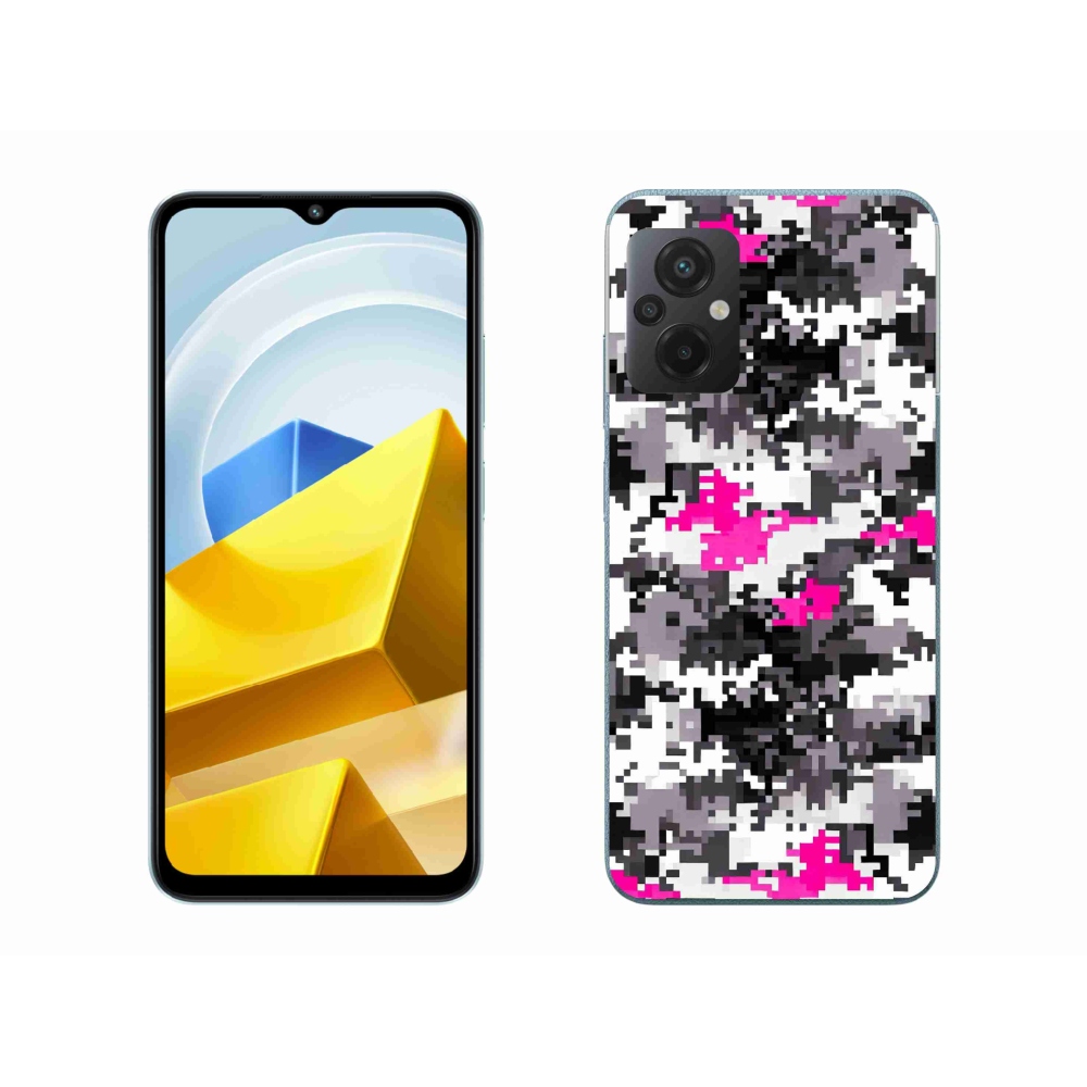 Gélový kryt mmCase na Xiaomi Poco M5 4G - maskáčový vzor 4