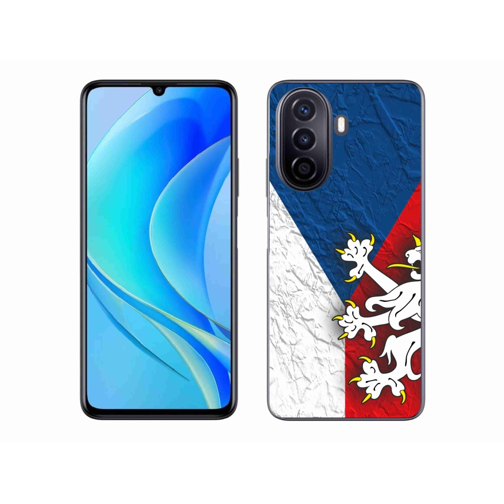 Gélový kryt mmCase na Huawei Nova Y70 - česká vlajka 1
