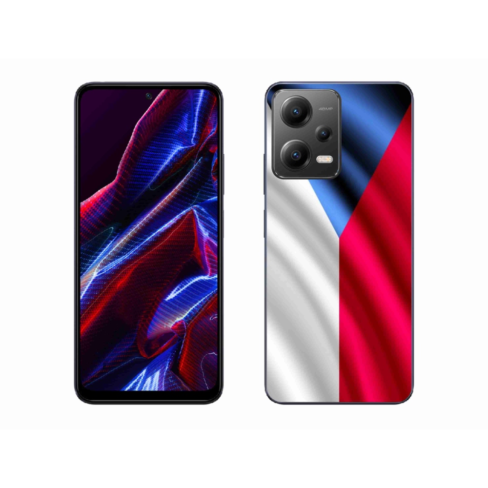 Gélový kryt mmCase na mobil Xiaomi Poco X5 5G - česká vlajka