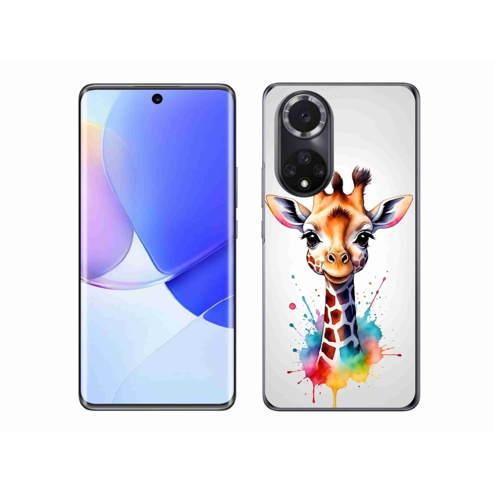 Gelový kryt mmCase na Huawei Nova 9 - žirafa 1