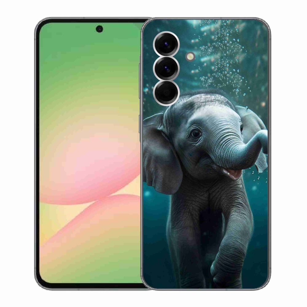 Gélový kryt mmCase na Samsung Galaxy A56 5G - sloník pod vodou