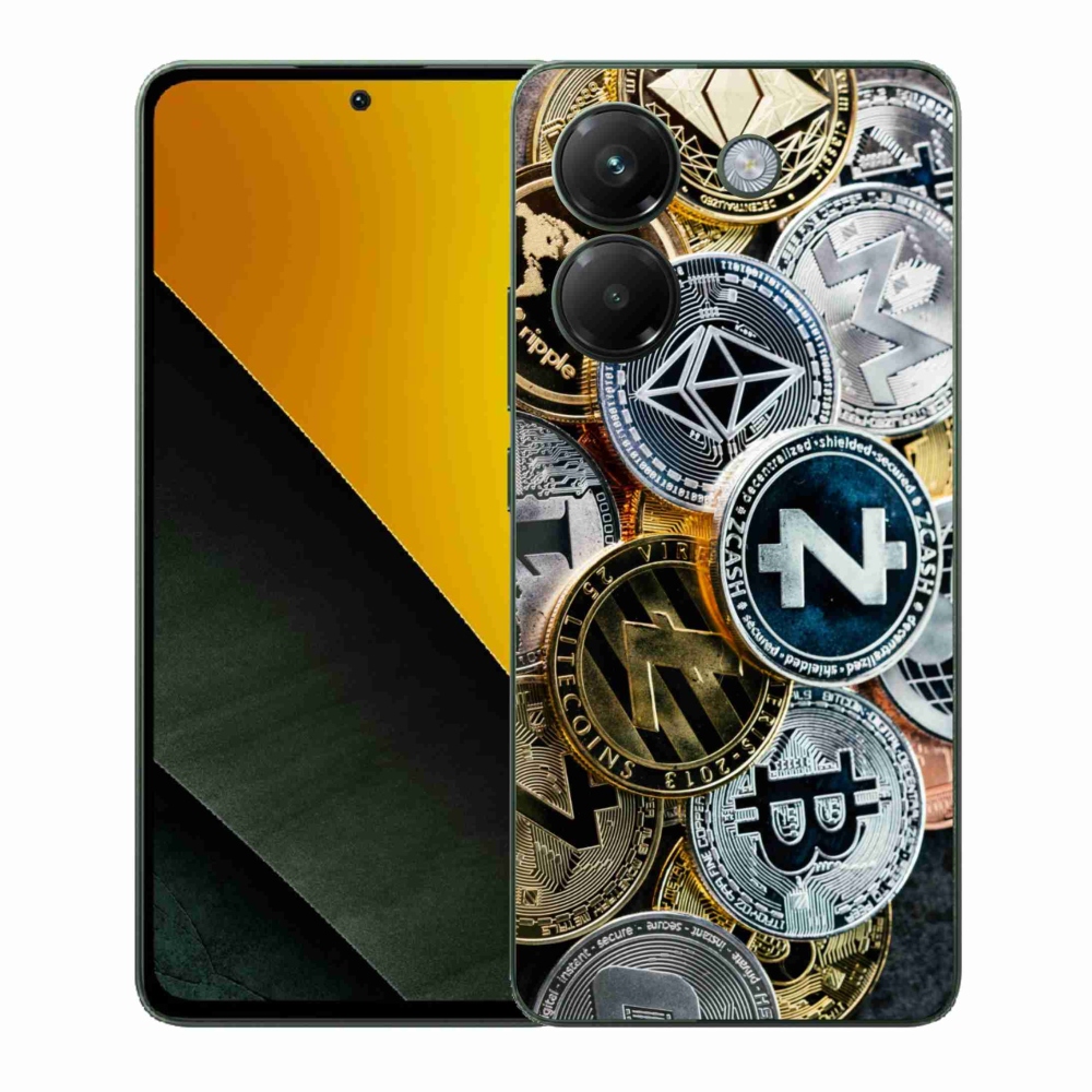 Gélový kryt mmCase na Xiaomi Poco M7 Pro 5G - kryptomeny