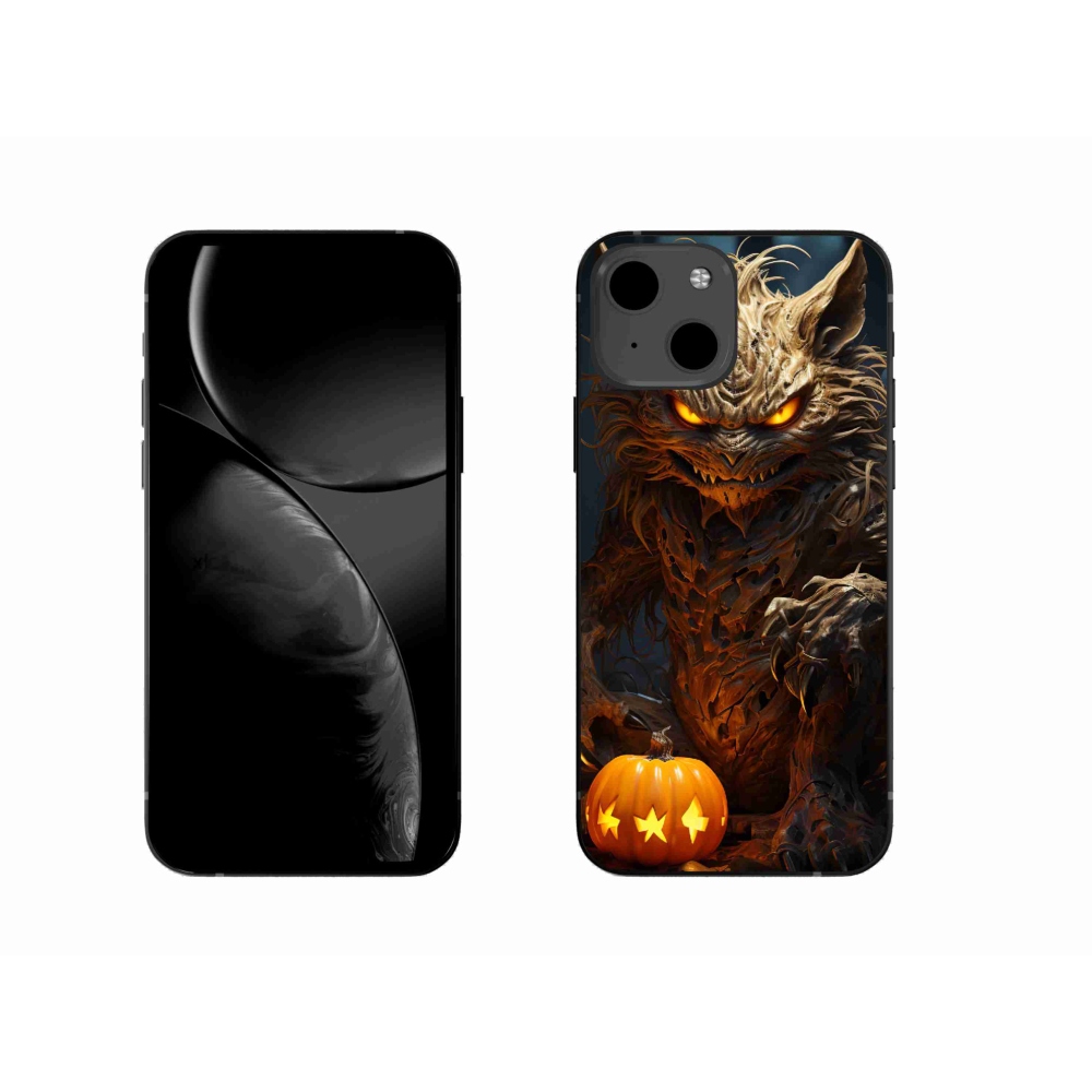 Gélový kryt mmCase na iPhone 13 - halloweenska príšera