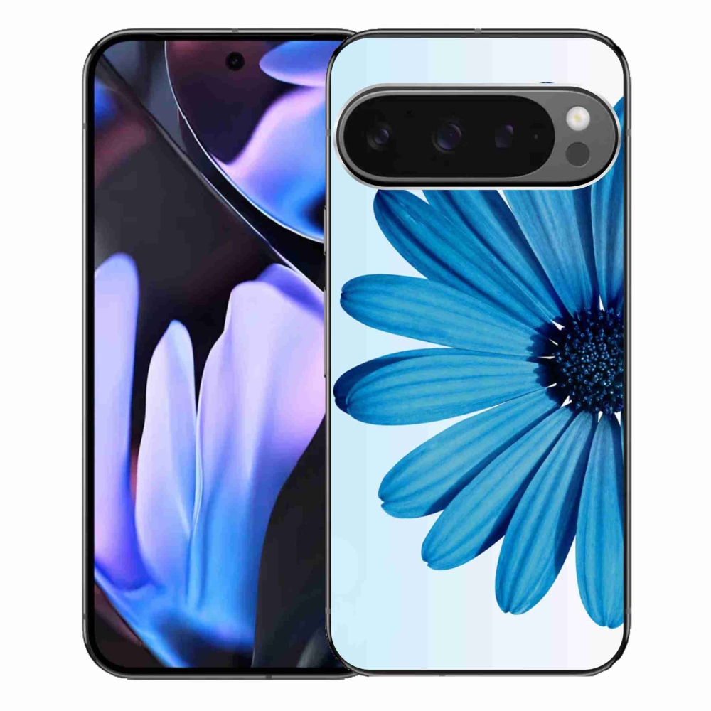 Gélový obal mmCase na Google Pixel 9 Pro XL - modrá margaréta