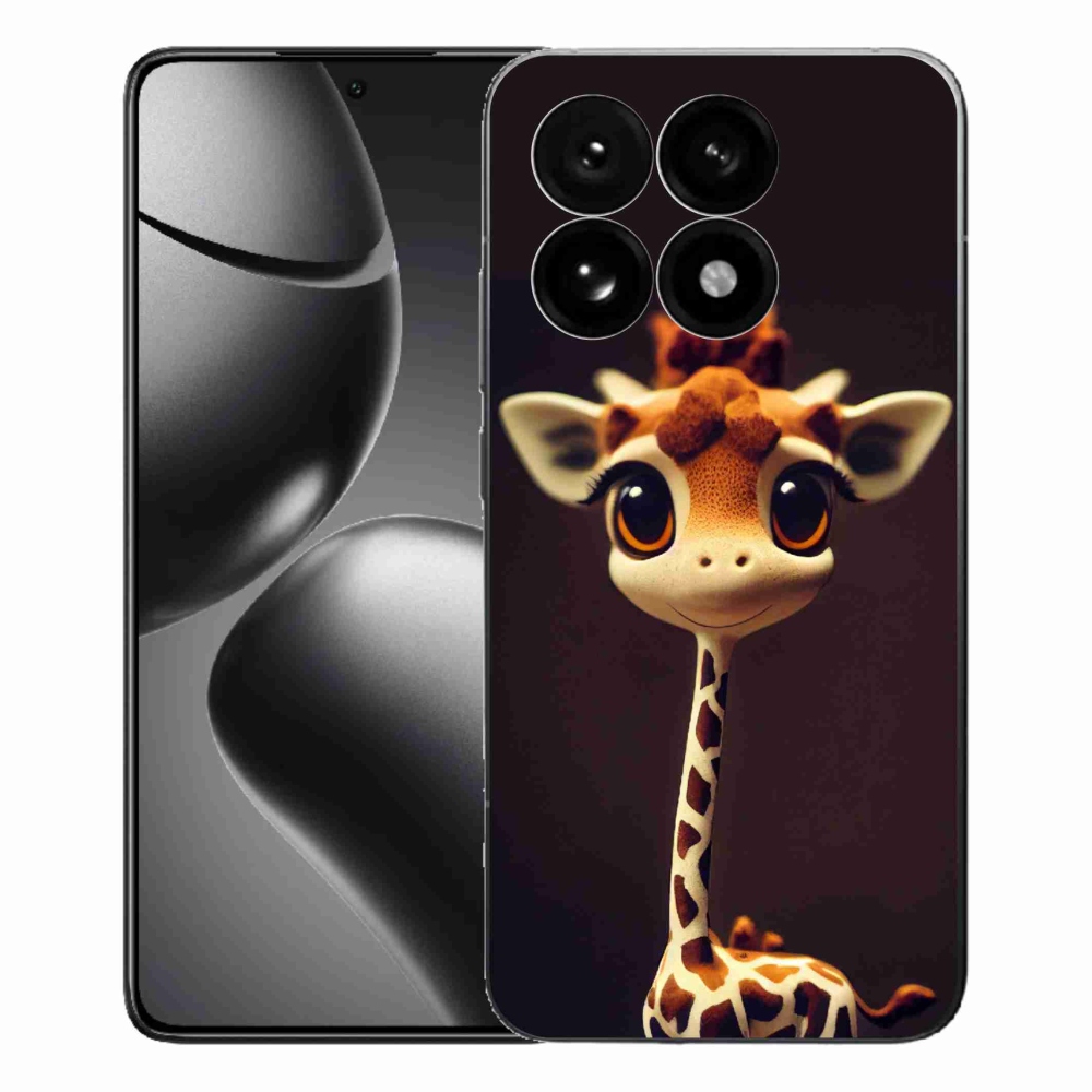 Gélový kryt mmCase na Xiaomi 15T - malá žirafa