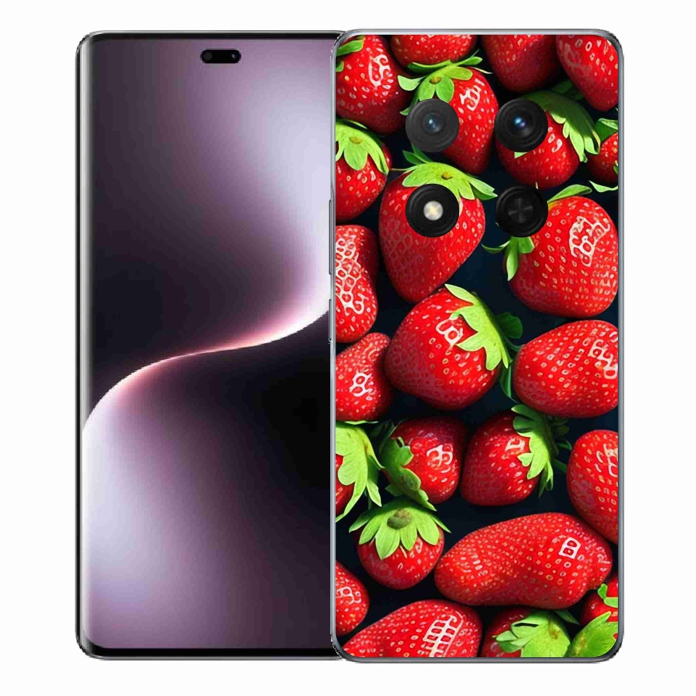 Gélový kryt mmCase na Honor Magic 7 Lite 5G - jahody