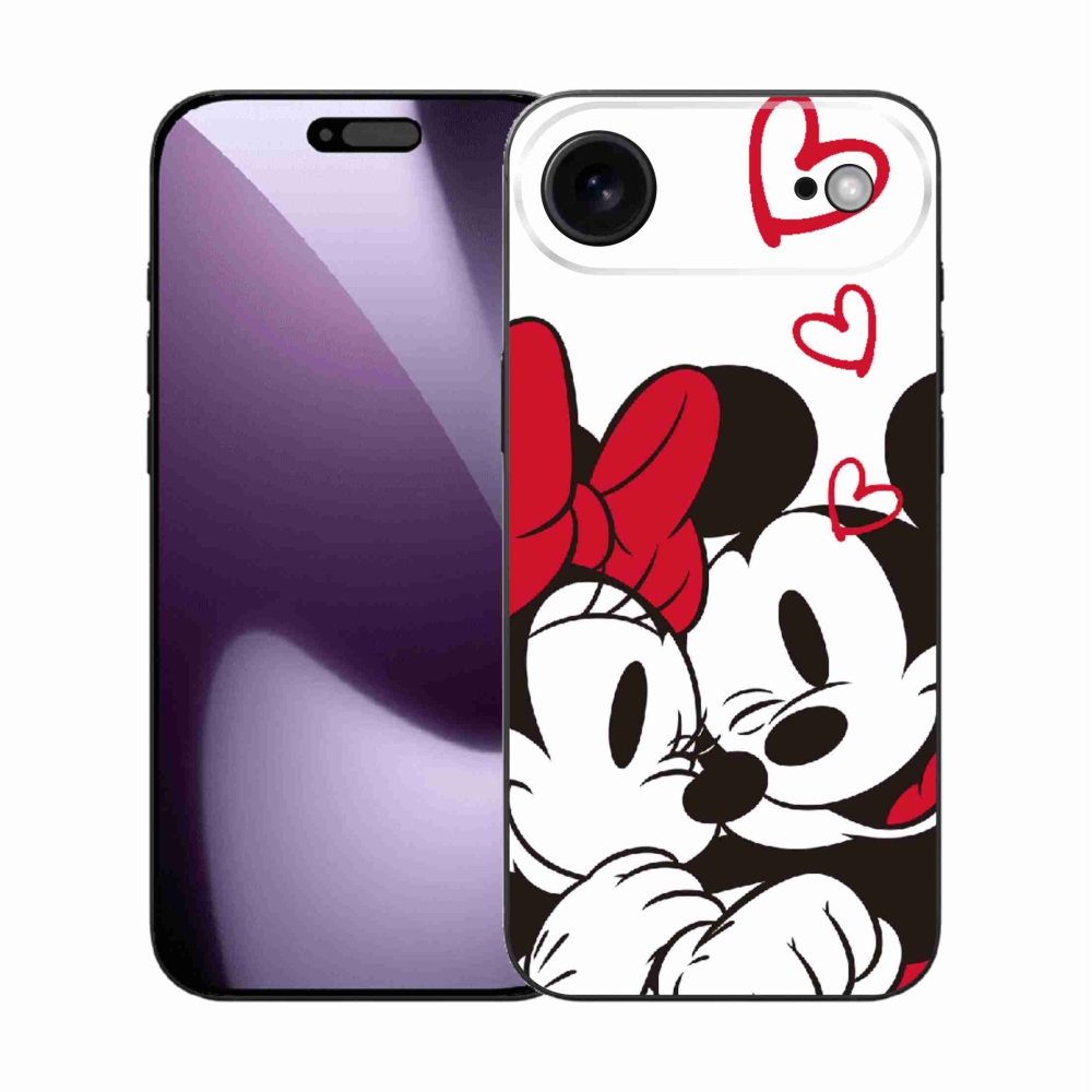 Gélový kryt mmCase na iPhone 17 Air - minnie a mickey