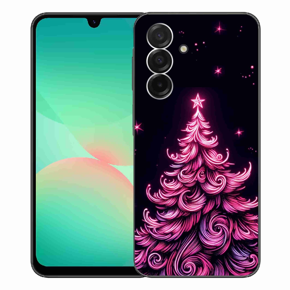 Gélový kryt mmCase na Samsung Galaxy A26 5G - neónový vianočný stromček 2