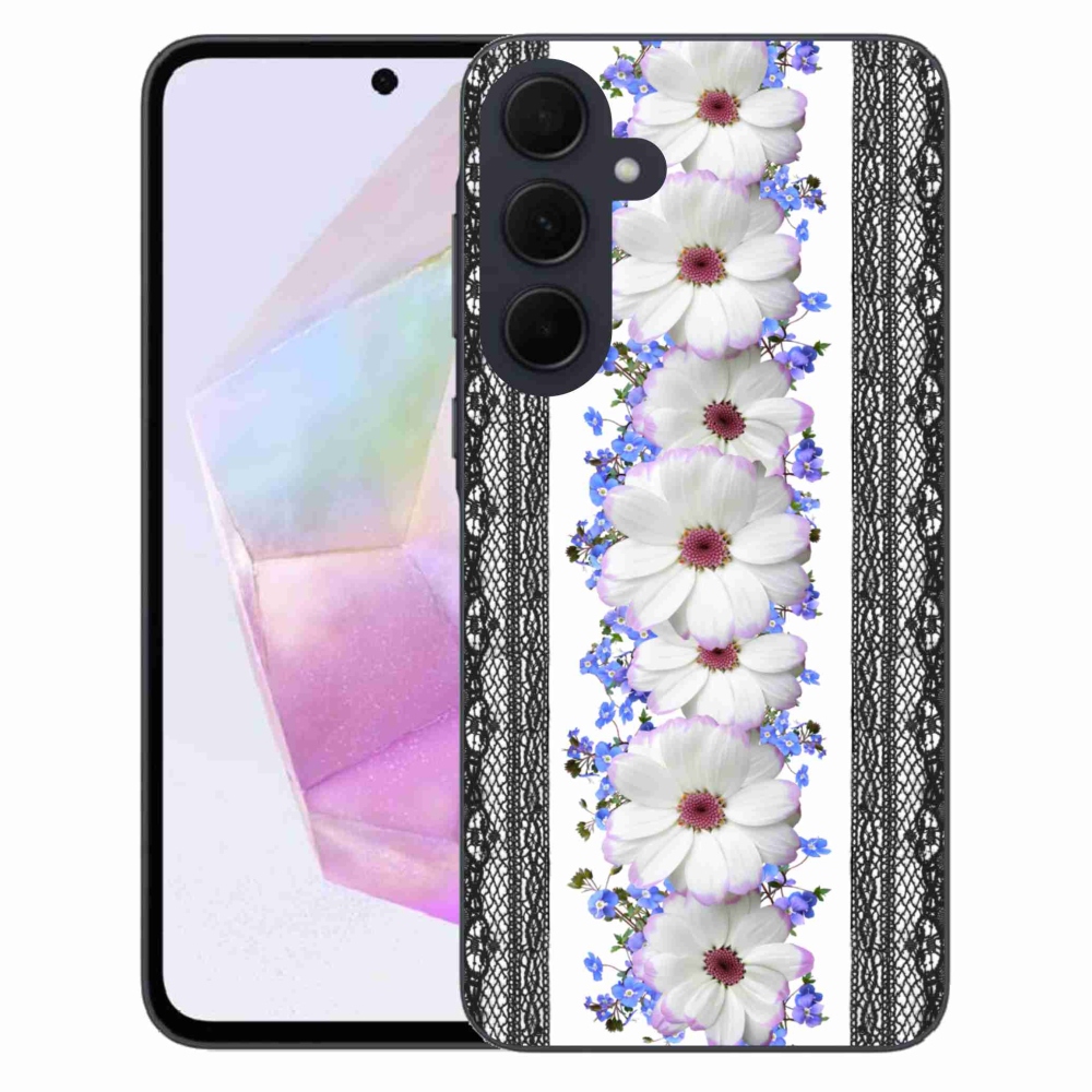 Gélový kryt mmCase na Samsung Galaxy A35 5G - kvety 8