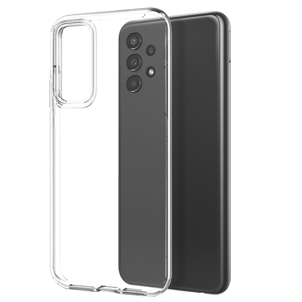 NORTHJO priehľadný gélový obal + tvrdené sklo na Samsung Galaxy A13 - priehľadný