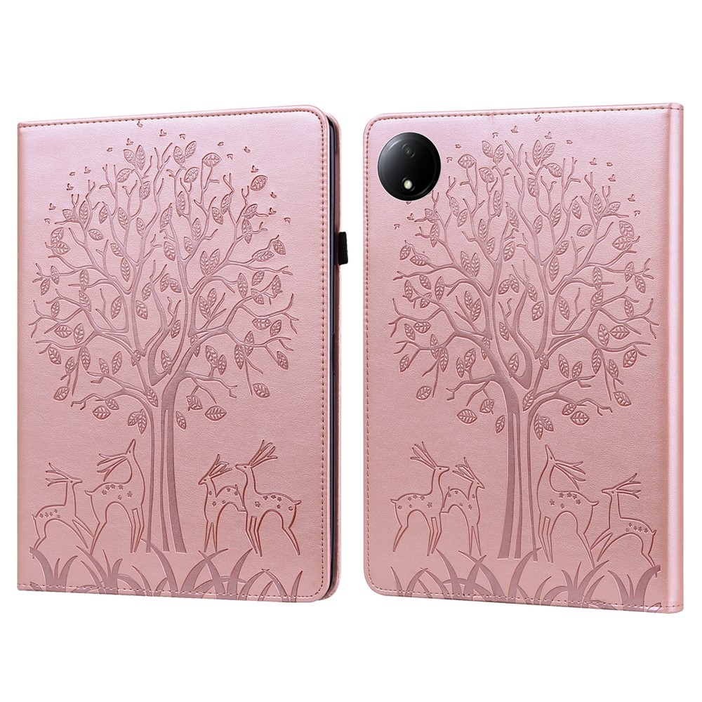 Tree zatváracie púzdro na tablet Xiaomi Redmi Pad SE 8.7 - ružovozlaté