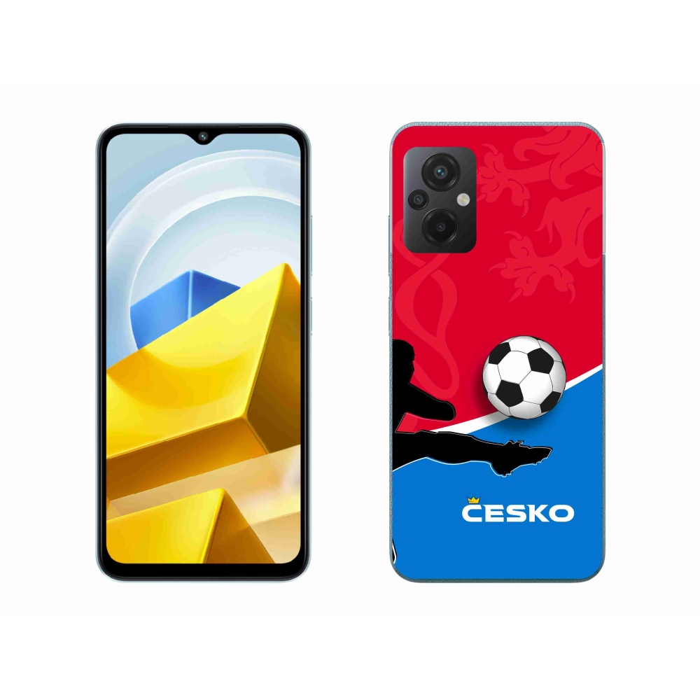 Gélový kryt mmCase na Xiaomi Poco M5 4G - futbal Česko 2