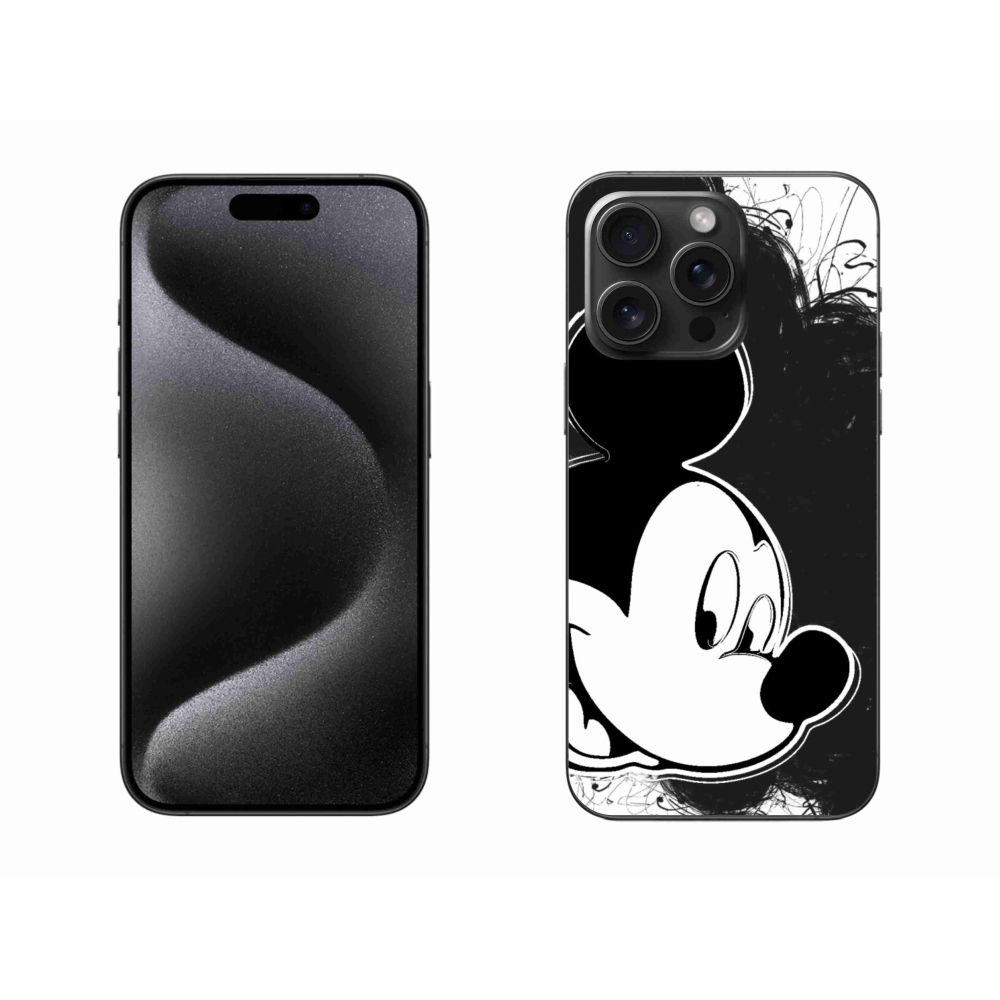 Gélový kryt mmCase na iPhone 15 Pro Max - mickey mouse 1