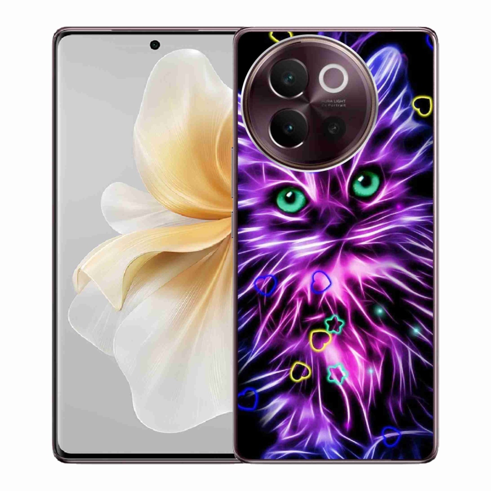 Gélový kryt mmCase na Vivo V40 Lite 5G - abstraktná mačka