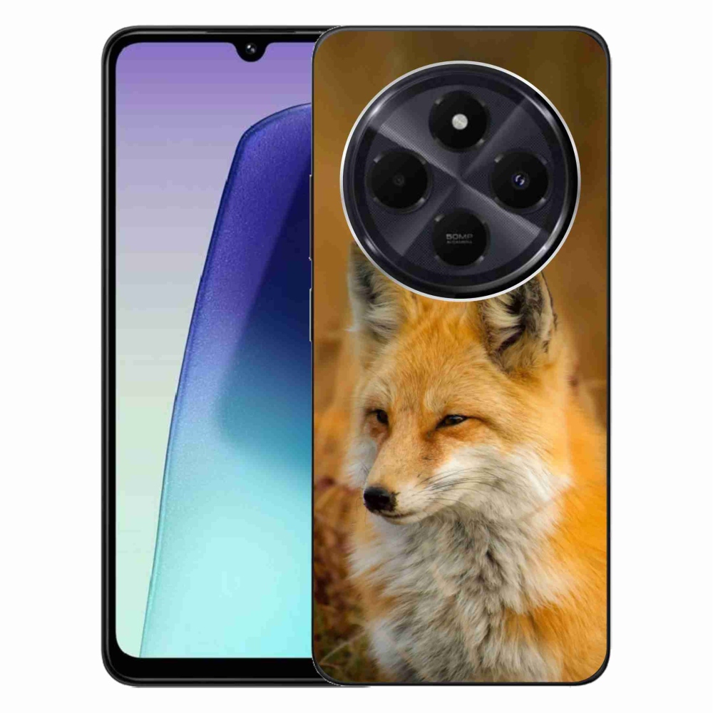 Gélový kryt mmCase na Xiaomi Redmi 14C/Poco C75 - líška
