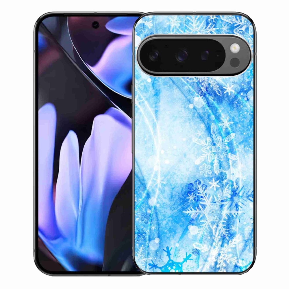 Gélový kryt mmCase na Google Pixel 9 Pro XL - snehové vločky