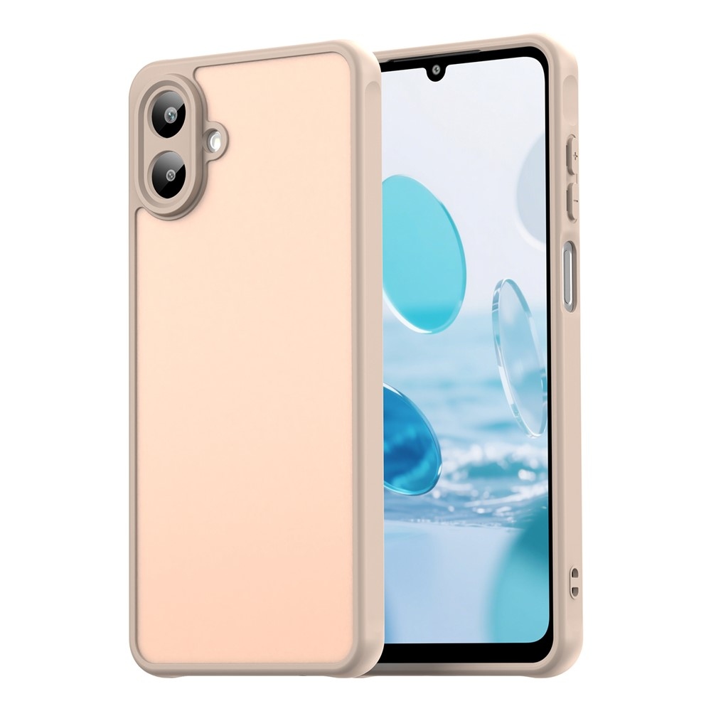 Proof gélový obal s pevným chrbtom na Samsung Galaxy A07 4G - oranžový