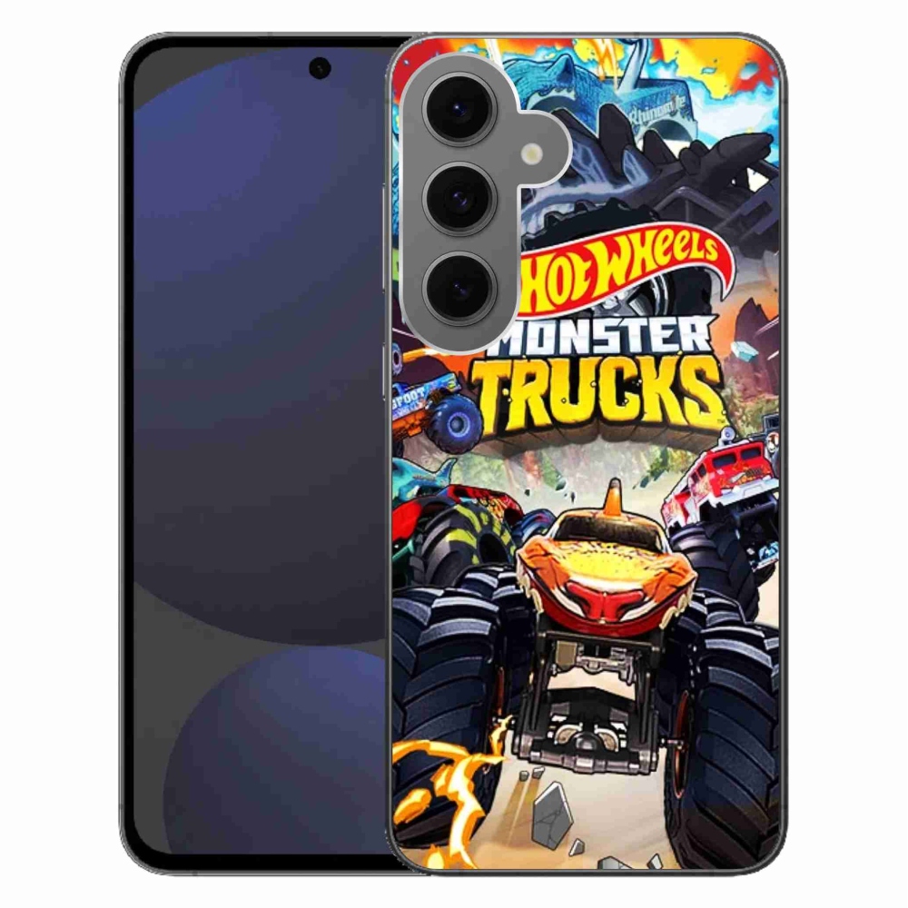 Gélový kryt mmCase na Samsung Galaxy S24 FE - hot wheels 2