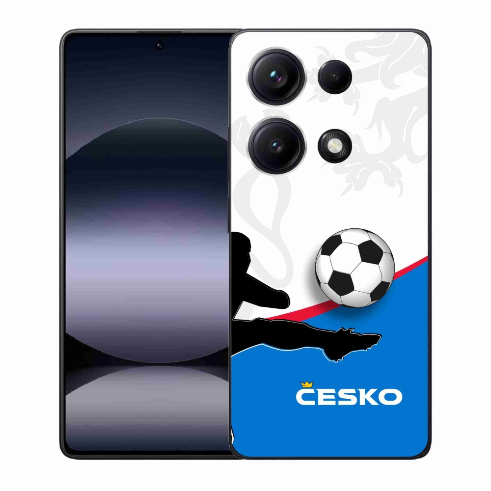 Gélový kryt mmCase na Xiaomi Redmi Note 14S - futbal Česko 3