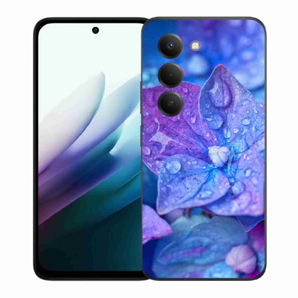 Gélový kryt mmCase na Xiaomi Redmi 15 4G/5G (171mm) - fialový kvet