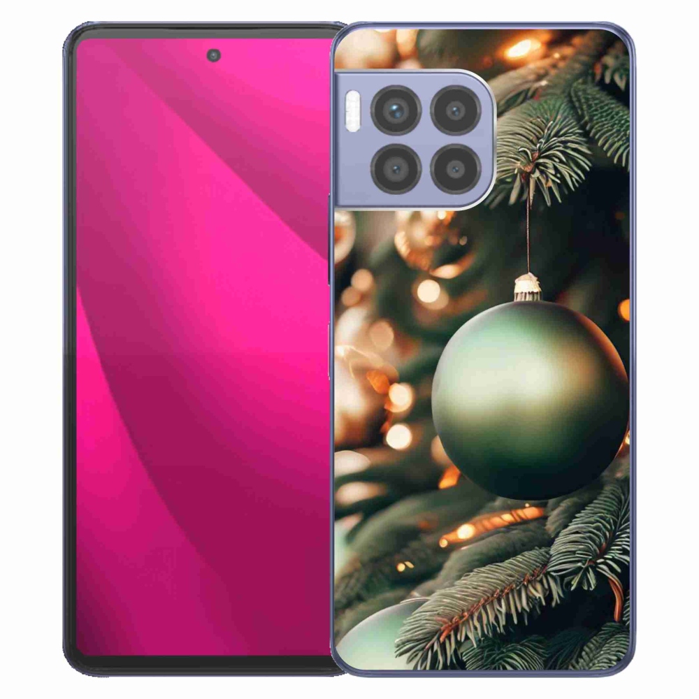 Gélový kryt mmCase na T-Mobile T Phone 2 Pro - vianočné ozdoby 1