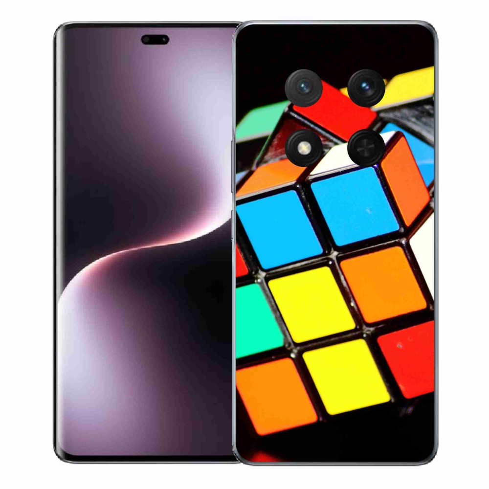 Gélový kryt mmCase na Honor Magic 7 Lite 5G - rubikova kocka