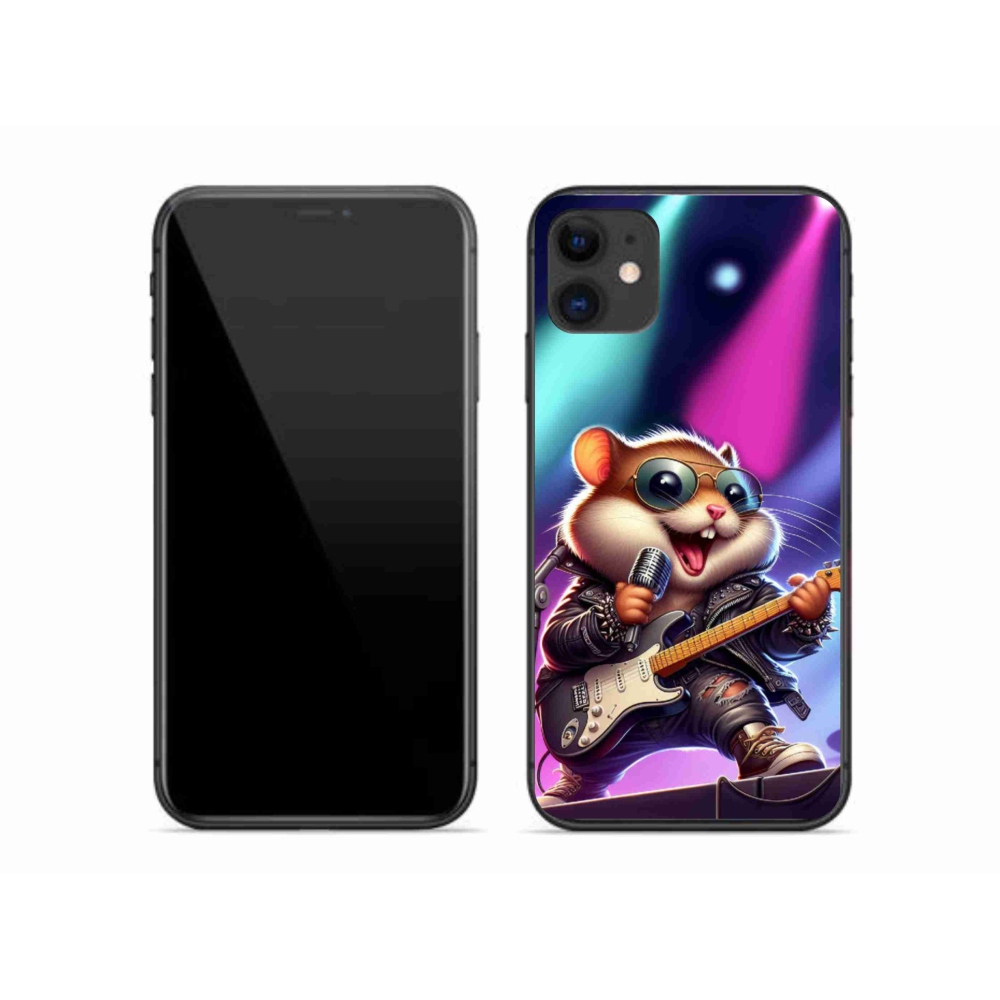 Gélový kryt mmCase na iPhone 11 - škrečok rocker