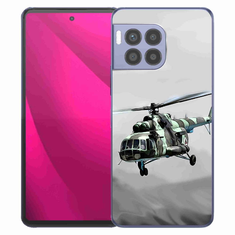 Gélový kryt mmCase na T-Mobile T Phone 2 Pro - vojenský vrtuľník