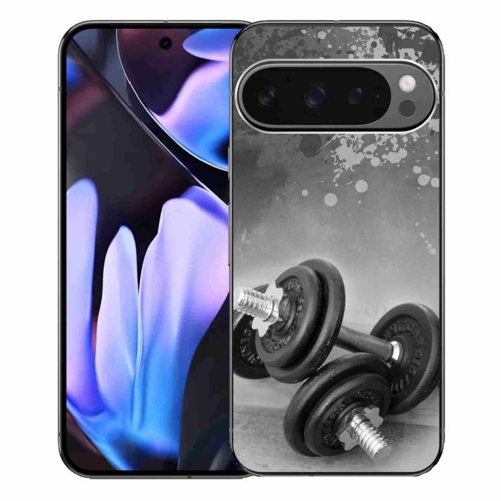 Gélový kryt mmCase na Google Pixel 9 Pro XL - činky 1