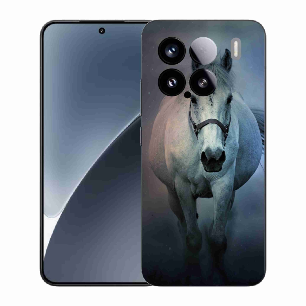 Gélový kryt mmCase na Xiaomi 15 - bežiaci biely kôň