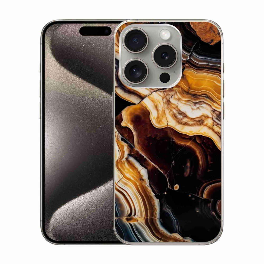 Gélový kryt mmCase na iPhone 15 Pro - abstraktný motív 26