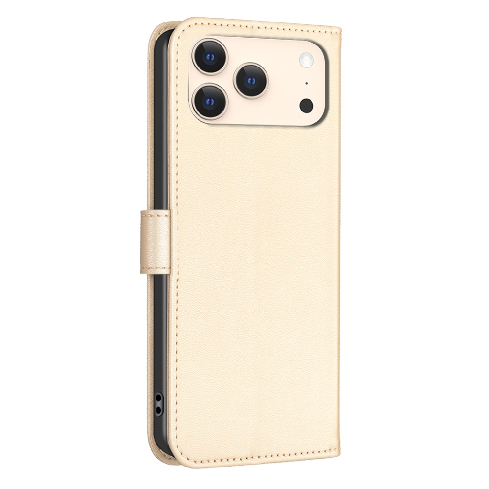 Clover knižkové púzdro na iPhone 17 Pro Max - zlaté