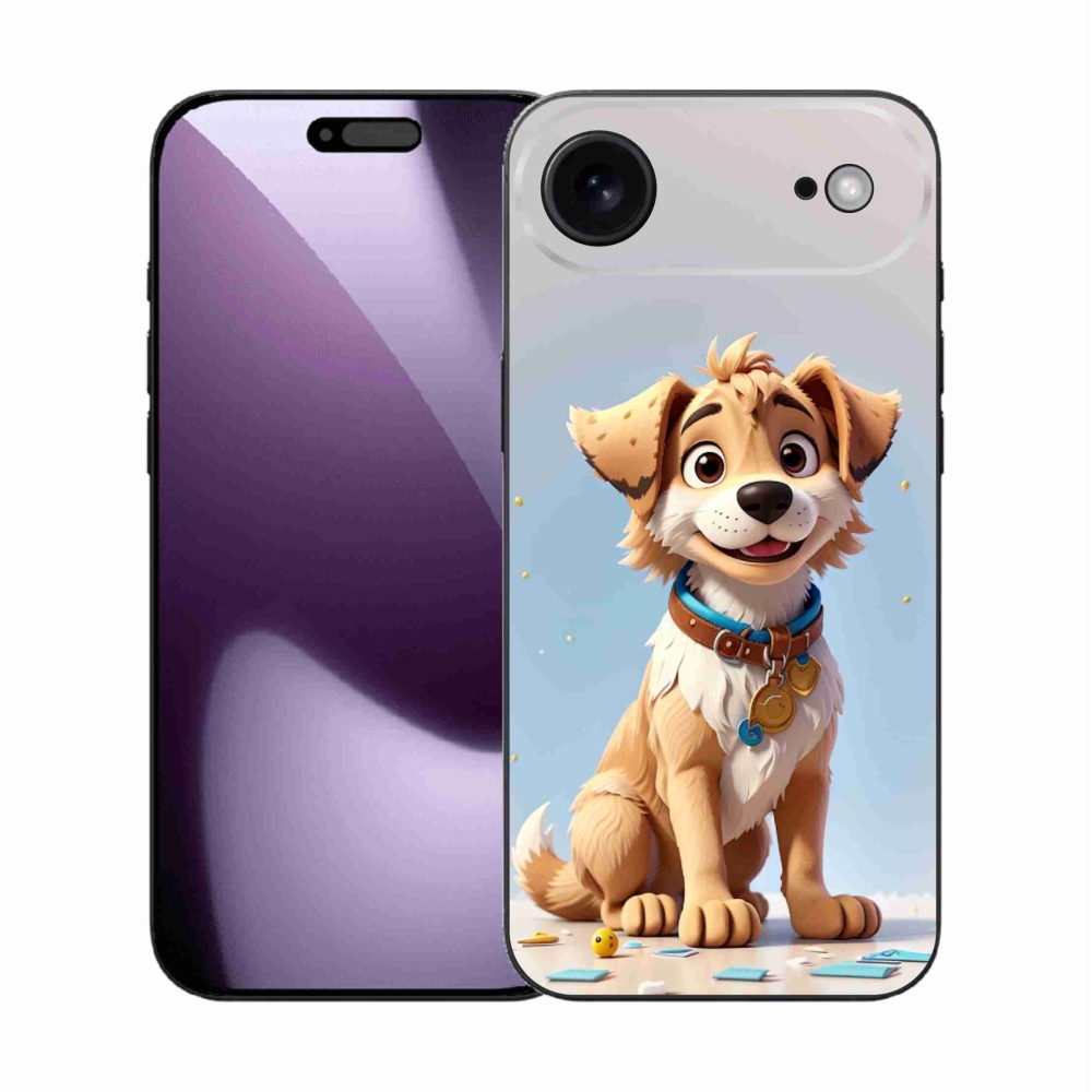 Gélový kryt mmCase na iPhone 17 Air - kreslené šteňa