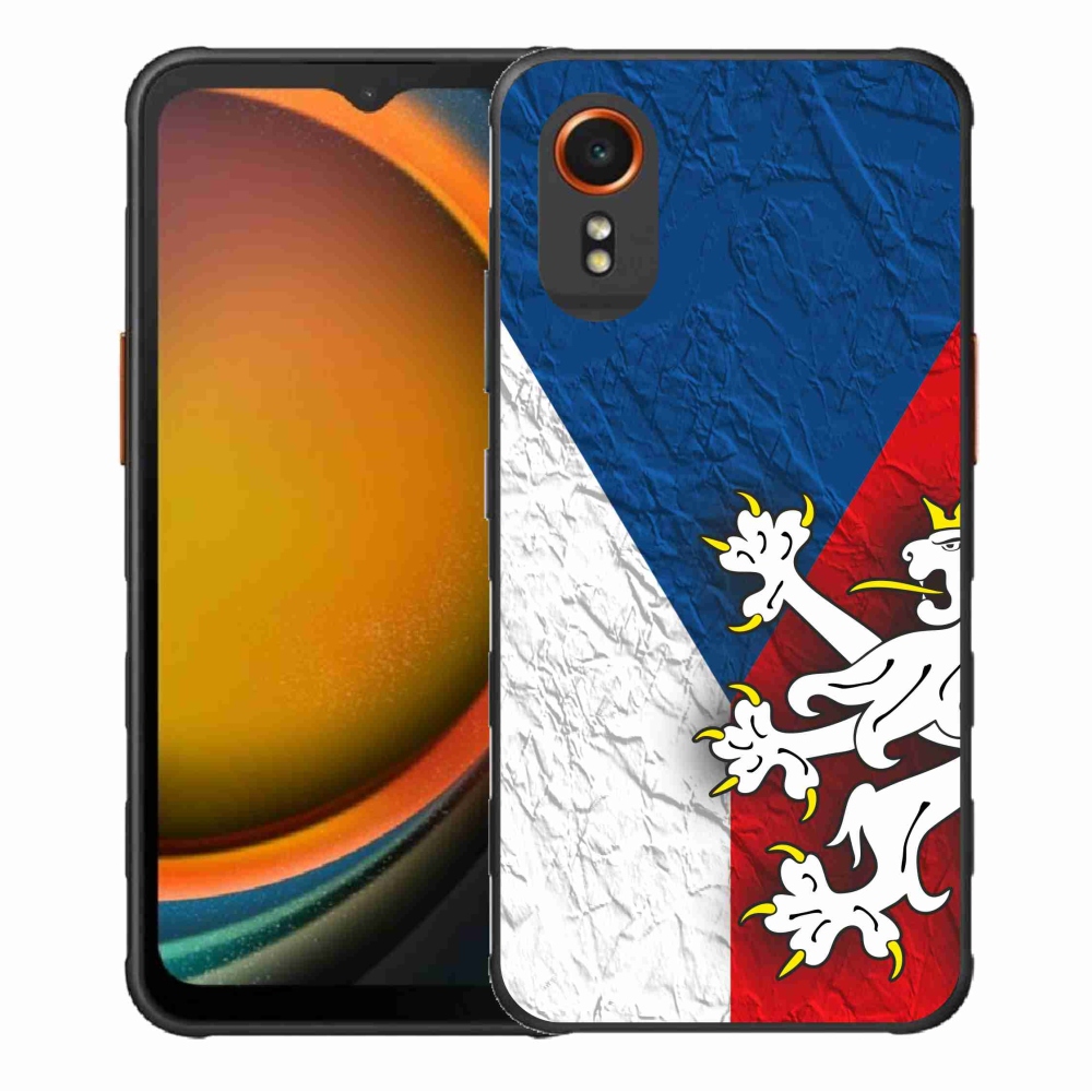 Gélový kryt mmCase na Samsung Galaxy Xcover 7 - česká vlajka 1