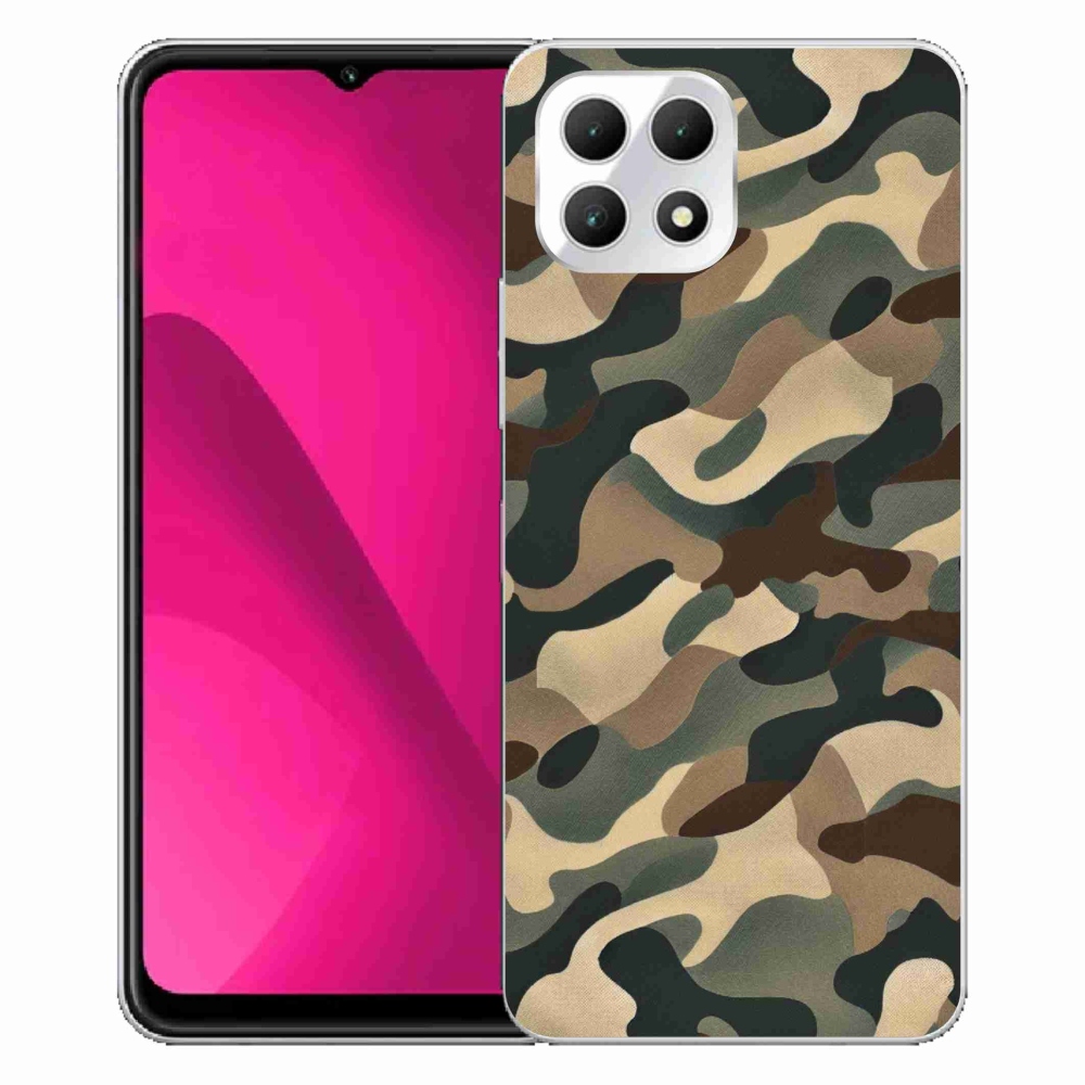 Gélový kryt mmCase na T-Mobile T Phone 2 - maskáčový vzor 11