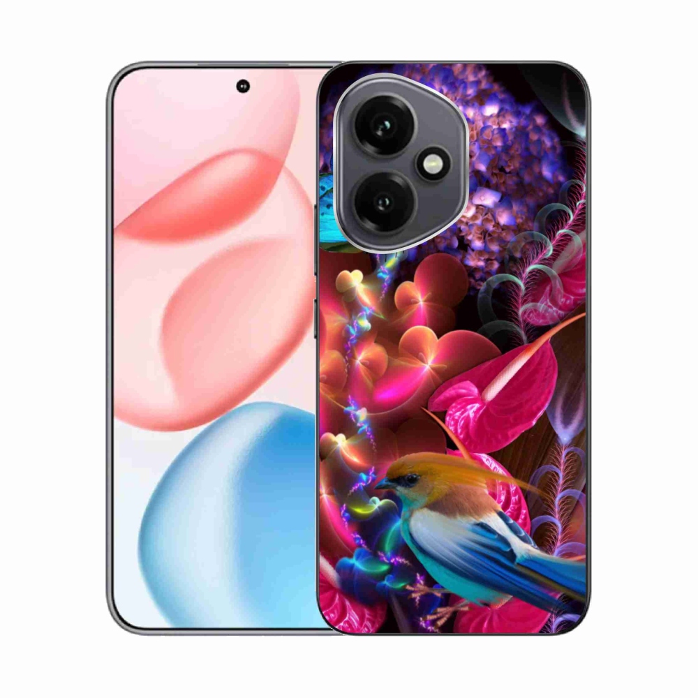 Gélový kryt mmCase na Honor 400 - farebné kvety